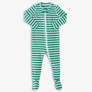 Primary zip footie pjs